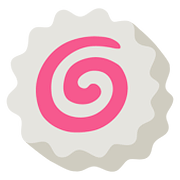 Emoji 🍥 Tortino Di Pesce A Spirale su Google Android 7.0.