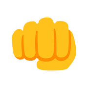 Emoji 👊 Pugno Chiuso su Google Android 7.0.