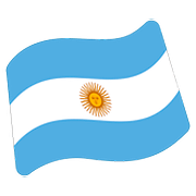 🇦🇷 Emoji Bandera: Argentina en Google Android 7.0.