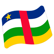 Émoji 🇨🇫 Drapeau : République Centrafricaine sur Google Android 7.0.