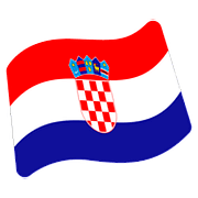 🇭🇷 Emoji Flagge: Kroatien Google Android 7.0.