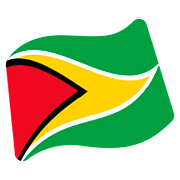 🇬🇾 Emoji Bandeira: Guiana na Google Android 7.0.