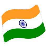 🇮🇳 Emoji Bandera: India en Google Android 7.0.