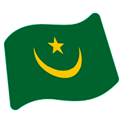 Émoji 🇲🇷 Drapeau : Mauritanie sur Google Android 7.0.