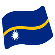 🇳🇷 Emoji Bandera: Nauru en Google Android 7.0.