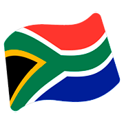 🇿🇦 Emoji Bandera: Sudáfrica en Google Android 7.0.
