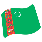 🇹🇲 Emoji Bandera: Turkmenistán en Google Android 7.0.