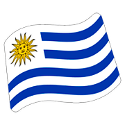 🇺🇾 Emoji Bandera: Uruguay en Google Android 7.0.
