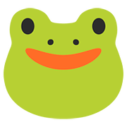 Emoji 🐸 Rana su Google Android 7.0.
