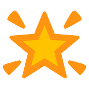 Emoji 🌟 Stella Che Brilla su Google Android 7.0.