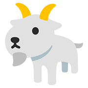 Émoji 🐐 Chèvre sur Google Android 7.0.