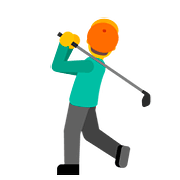 Emoji 🏌️ Persona Che Gioca A Golf su Google Android 7.0.