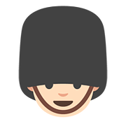 Émoji 💂🏻 Garde : Peau Claire sur Google Android 7.0.