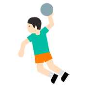 🤾🏻 Emoji Handballspieler(in): helle Hautfarbe Google Android 7.0.