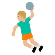 🤾🏼 Emoji Handballspieler(in): mittelhelle Hautfarbe Google Android 7.0.