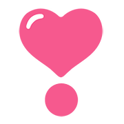 ❣️ Emoji Exclamação De Coração na Google Android 7.0.