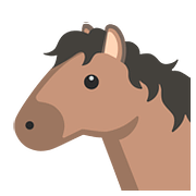 Emoji 🐴 Muso Di Cavallo su Google Android 7.0.