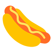 Emoji 🌭 Hot Dog su Google Android 7.0.