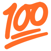Emoji 💯 100 Punti su Google Android 7.0.