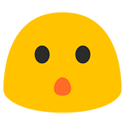 😯 Emoji Rosto Surpreso na Google Android 7.0.