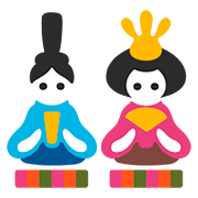 Emoji 🎎 Bambole Giapponesi su Google Android 7.0.