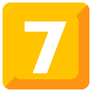Emoji 7️⃣ Tasto: 7 su Google Android 7.0.