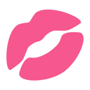Émoji 💋 Trace De Rouge à Lèvres sur Google Android 7.0.