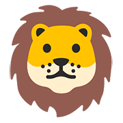 Emoji 🦁 Leone su Google Android 7.0.