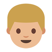Émoji 👨🏼 Homme : Peau Moyennement Claire sur Google Android 7.0.