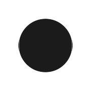 Emoji ⚫ Cerchio Nero su Google Android 7.0.
