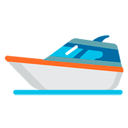 Emoji 🛥️ Barca A Motore su Google Android 7.0.