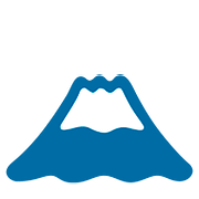 Emoji 🗻 Monte Fuji su Google Android 7.0.