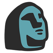 🗿 Emoji Estatua Moái en Google Android 7.0.