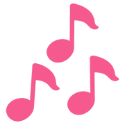 Emoji 🎶 Note Musicali su Google Android 7.0.
