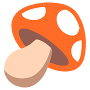 🍄 Emoji Cogumelo na Google Android 7.0.
