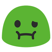 🤢 Emoji würgendes Gesicht Google Android 7.0.