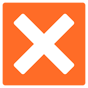 ❎ Emoji Kreuzsymbol im Quadrat Google Android 7.0.