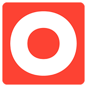 🅾️ Emoji Großbuchstabe O in rotem Quadrat Google Android 7.0.