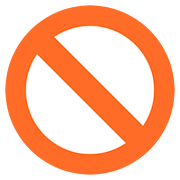 Émoji 🚫 Symbole D’interdiction sur Google Android 7.0.