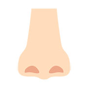Emoji 👃🏻 Naso: Carnagione Chiara su Google Android 7.0.