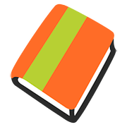 📔 Emoji Notizbuch mit dekorativem Einband Google Android 7.0.