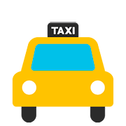 Émoji 🚖 Taxi De Face sur Google Android 7.0.