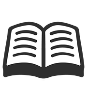 Emoji 📖 Libro Aperto su Google Android 7.0.