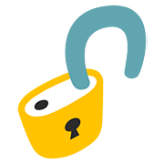 Emoji 🔓 Lucchetto Aperto su Google Android 7.0.