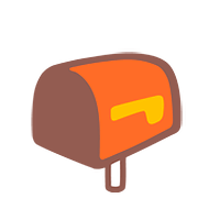Emoji 📭 Cassetta Postale Con Bandierina Abbassata su Google Android 7.0.