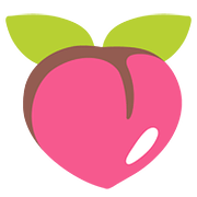 Emoji 🍑 Pesca su Google Android 7.0.