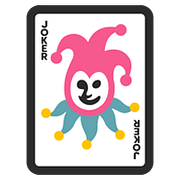 Émoji 🃏 Carte Joker sur Google Android 7.0.