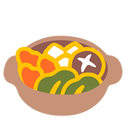 🍲 Emoji Topf mit Essen Google Android 7.0.
