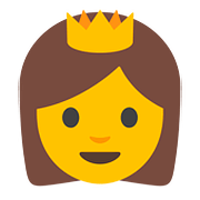 Emoji 👸 Principessa su Google Android 7.0.