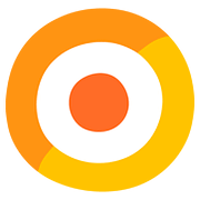 Emoji 🔘 Pulsante Rotondo su Google Android 7.0.